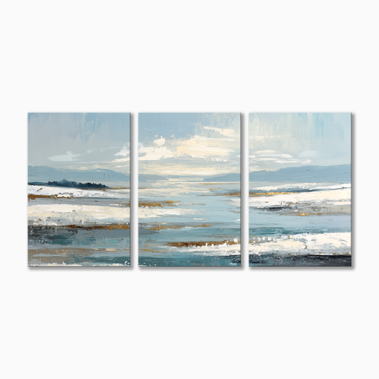 Abstract Coastal Winter