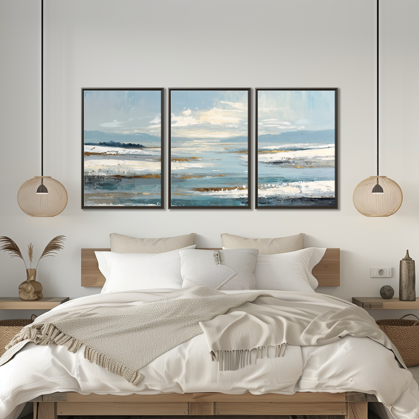 Abstract Coastal Winter
