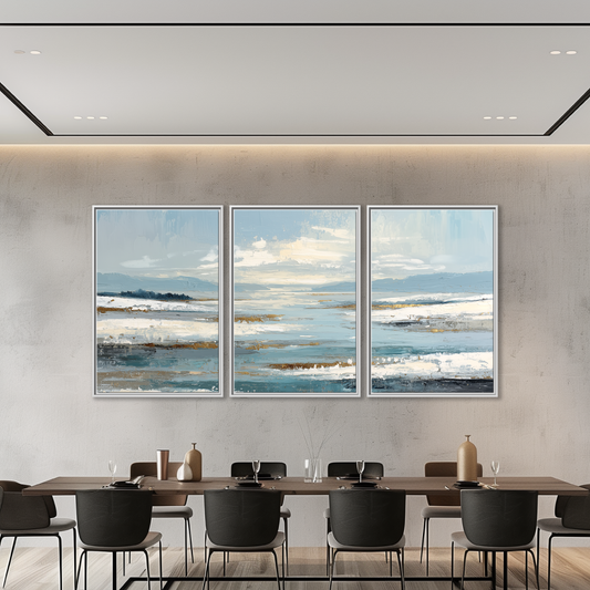 Abstract Coastal Winter