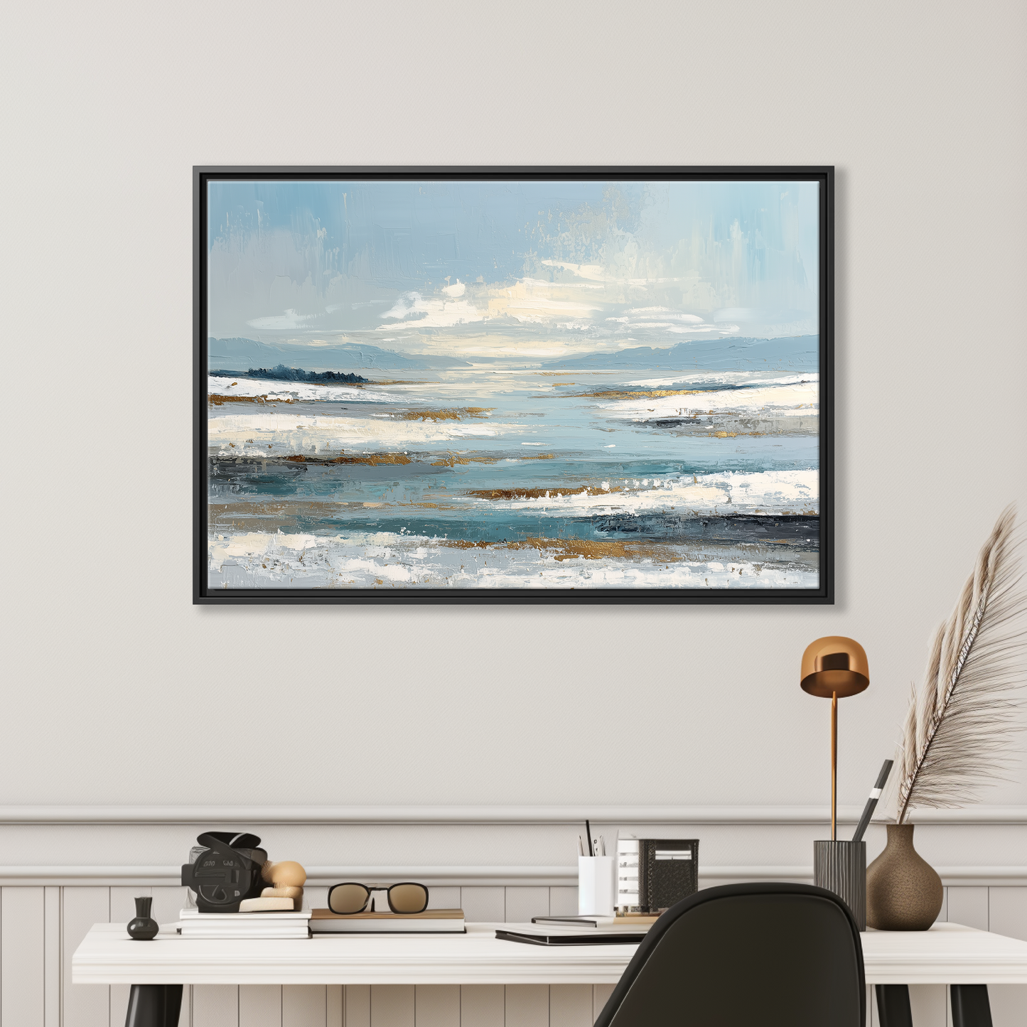Abstract Coastal Winter