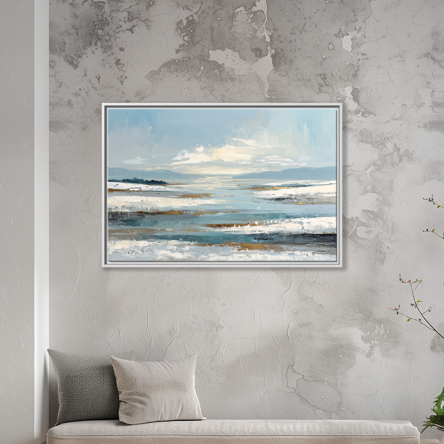 Abstract Coastal Winter