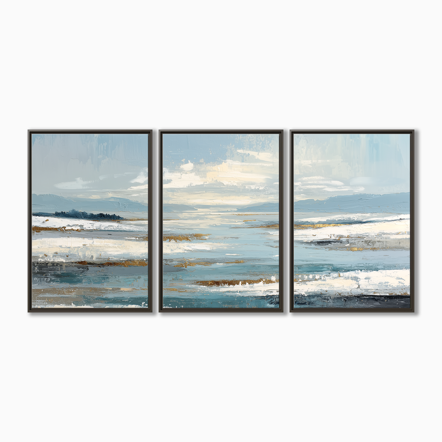 Abstract Coastal Winter