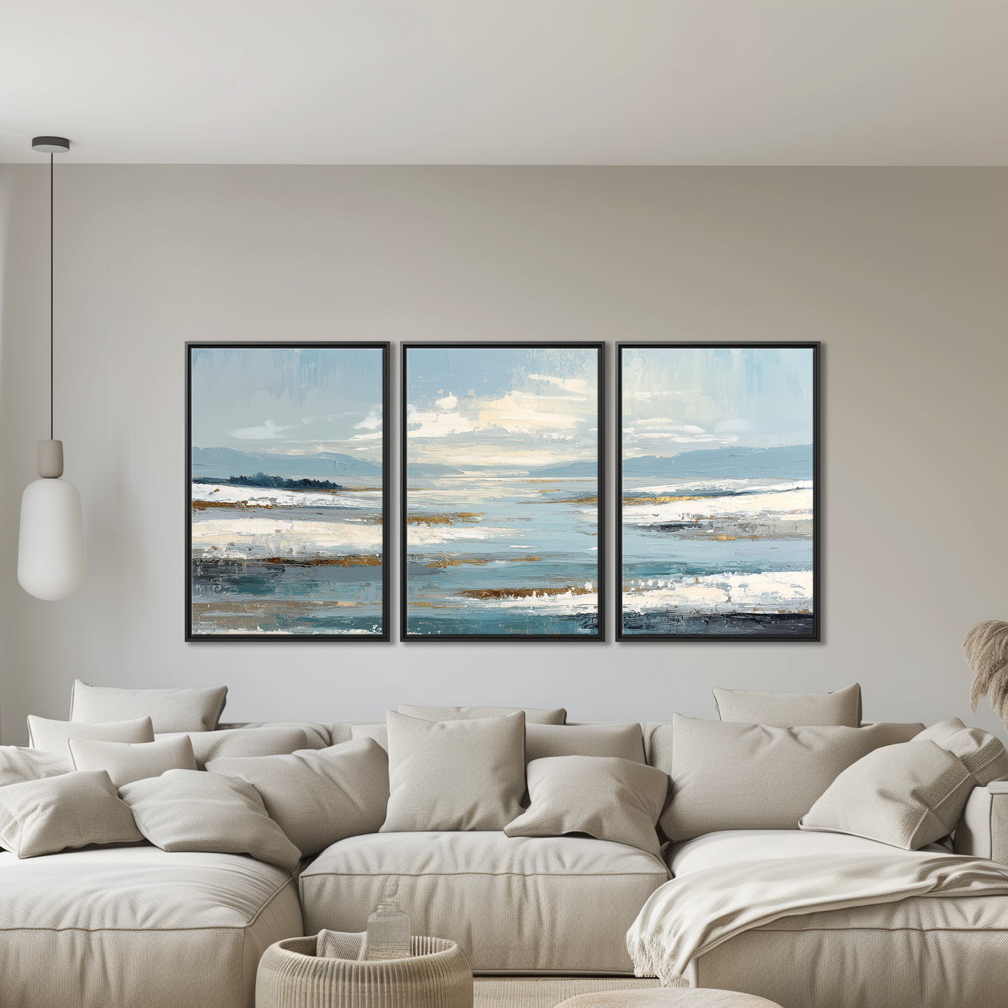 Abstract Coastal Winter