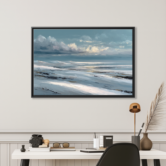 Abstract Winter Seascape