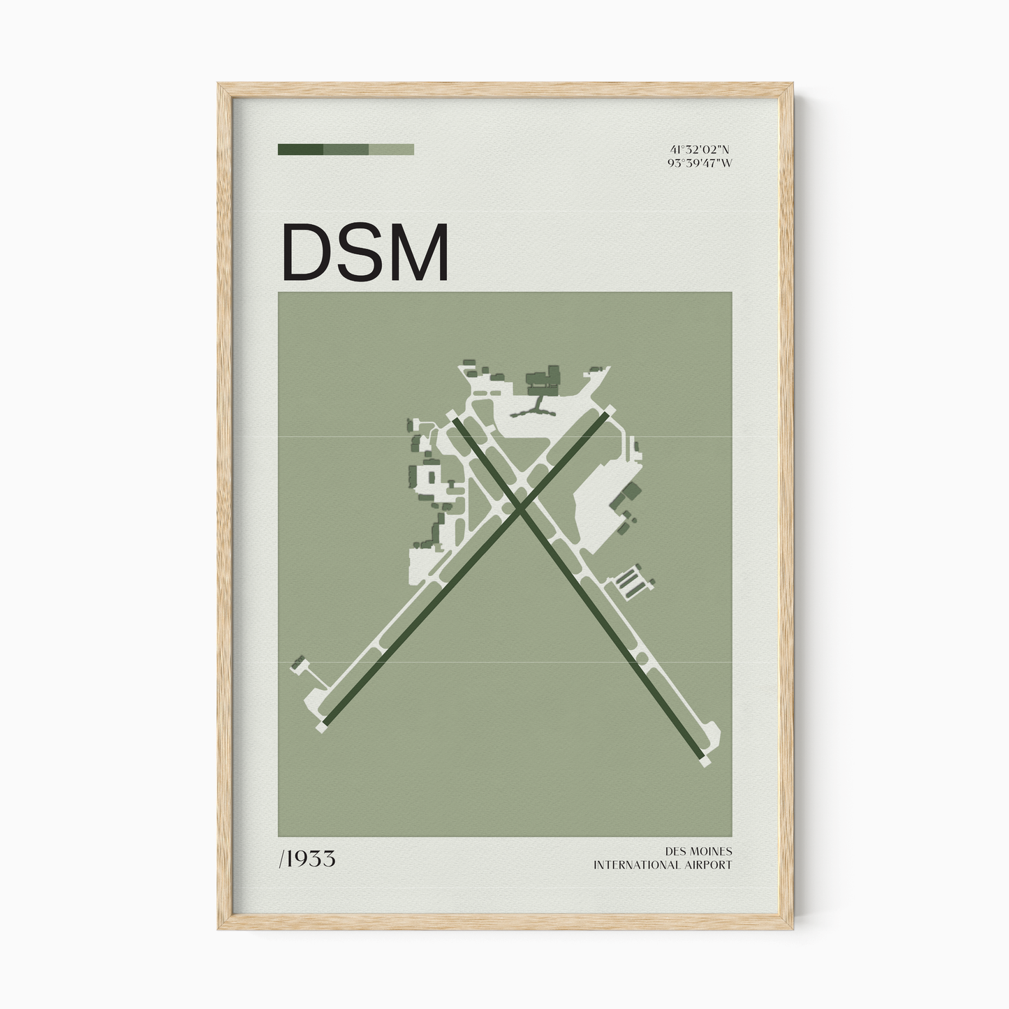 Des Moines International Airport Map