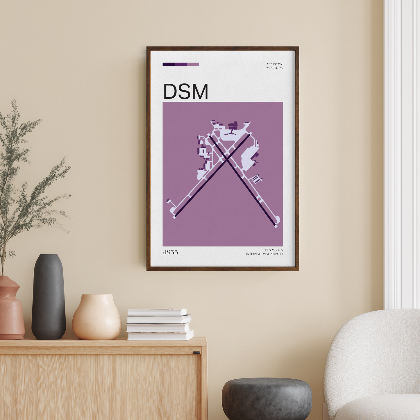 Des Moines International Airport Map