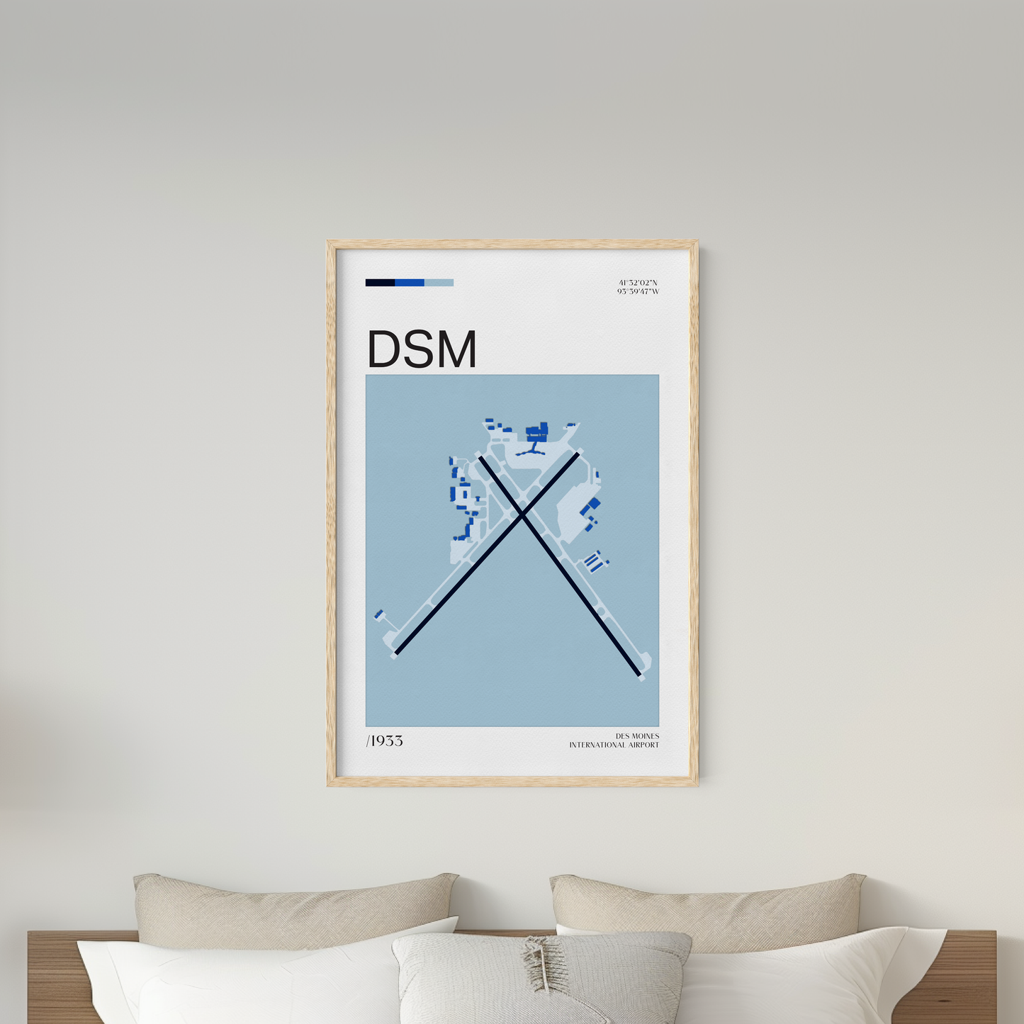 Des Moines International Airport Map