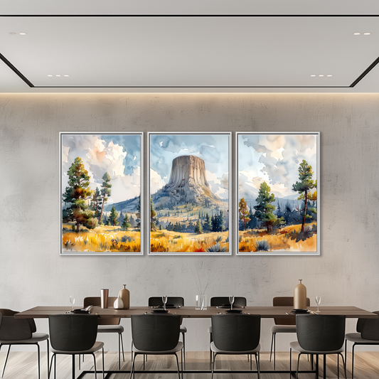 Devils Tower Watercolor