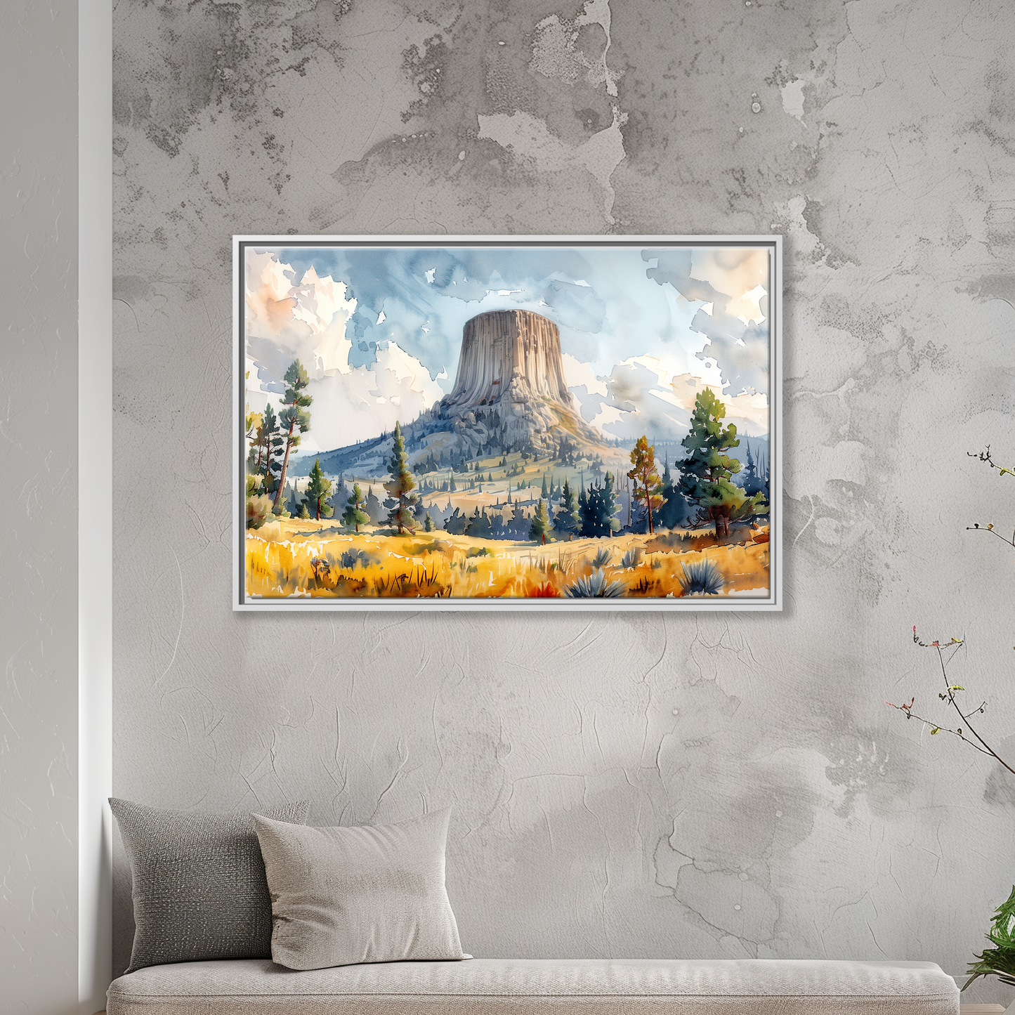 Devils Tower Watercolor