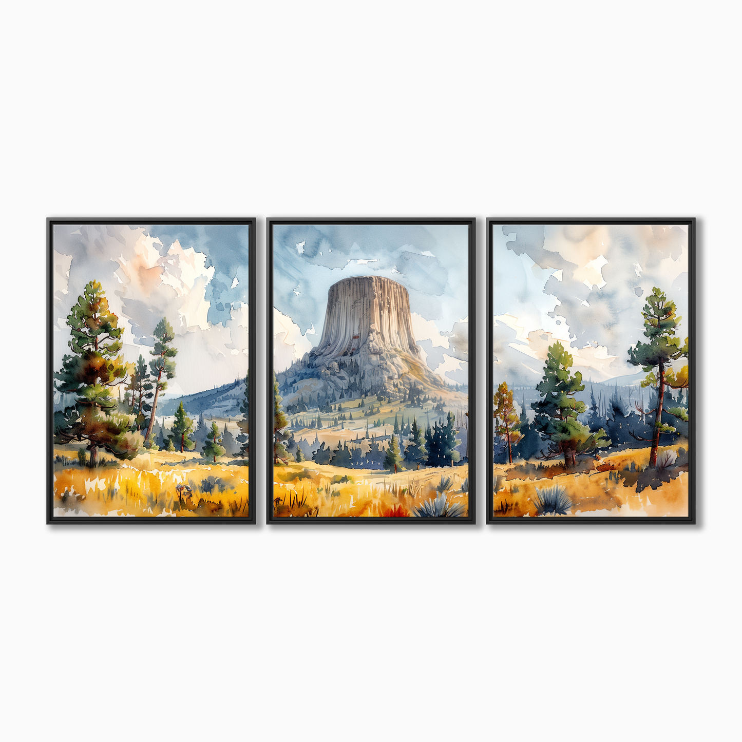 Devils Tower Watercolor