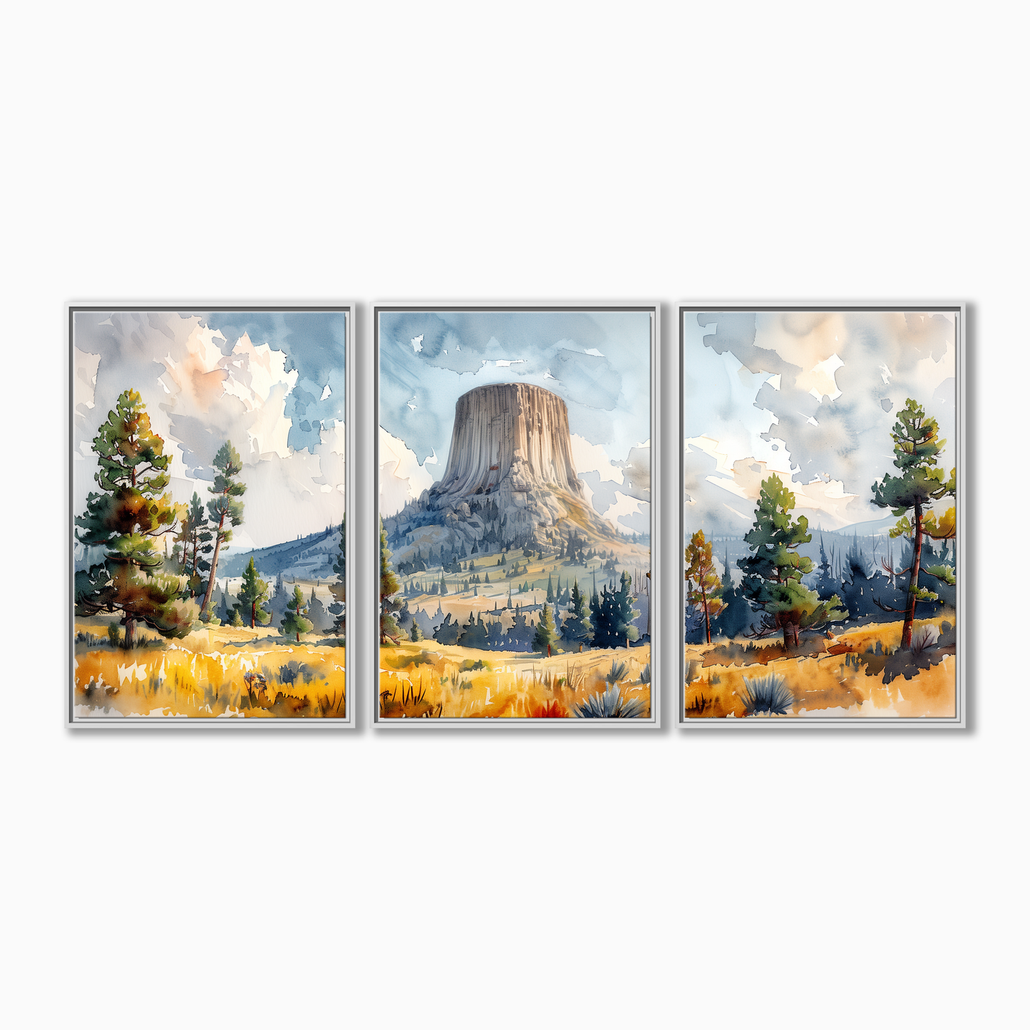 Devils Tower Watercolor