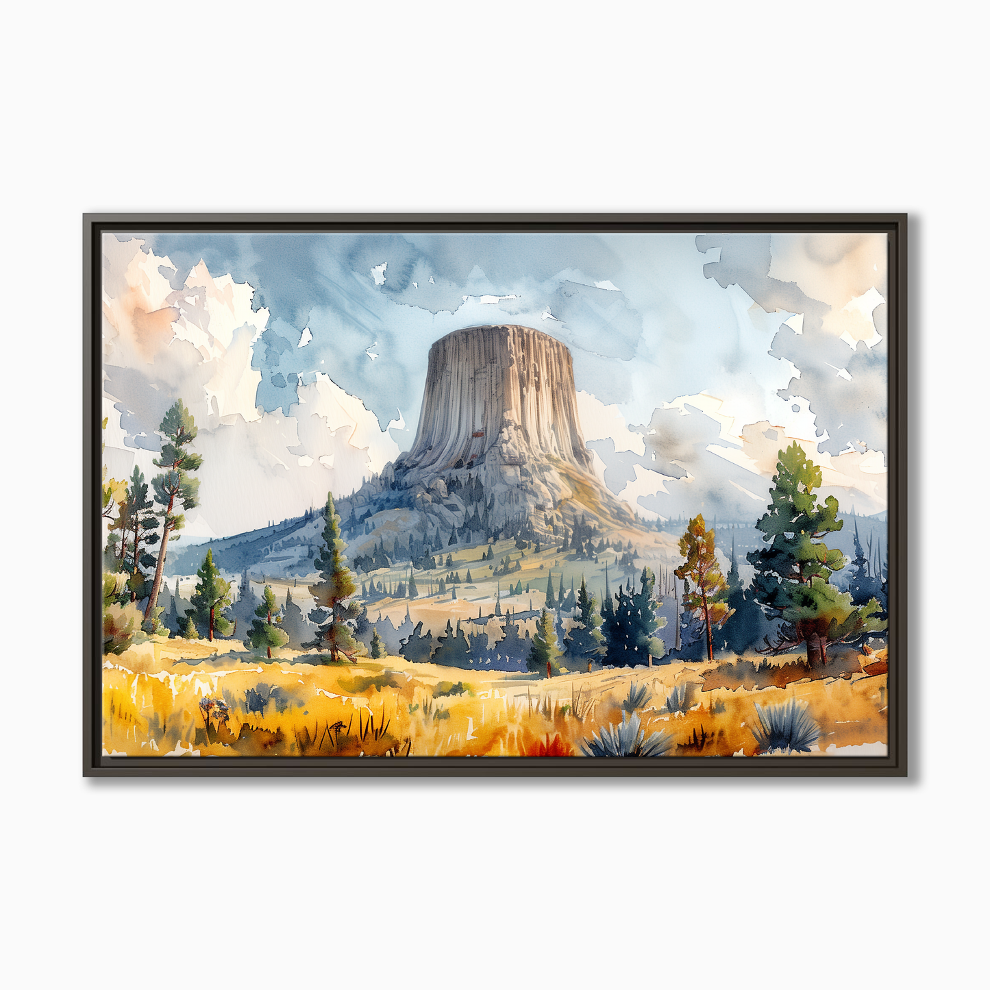 Devils Tower Watercolor