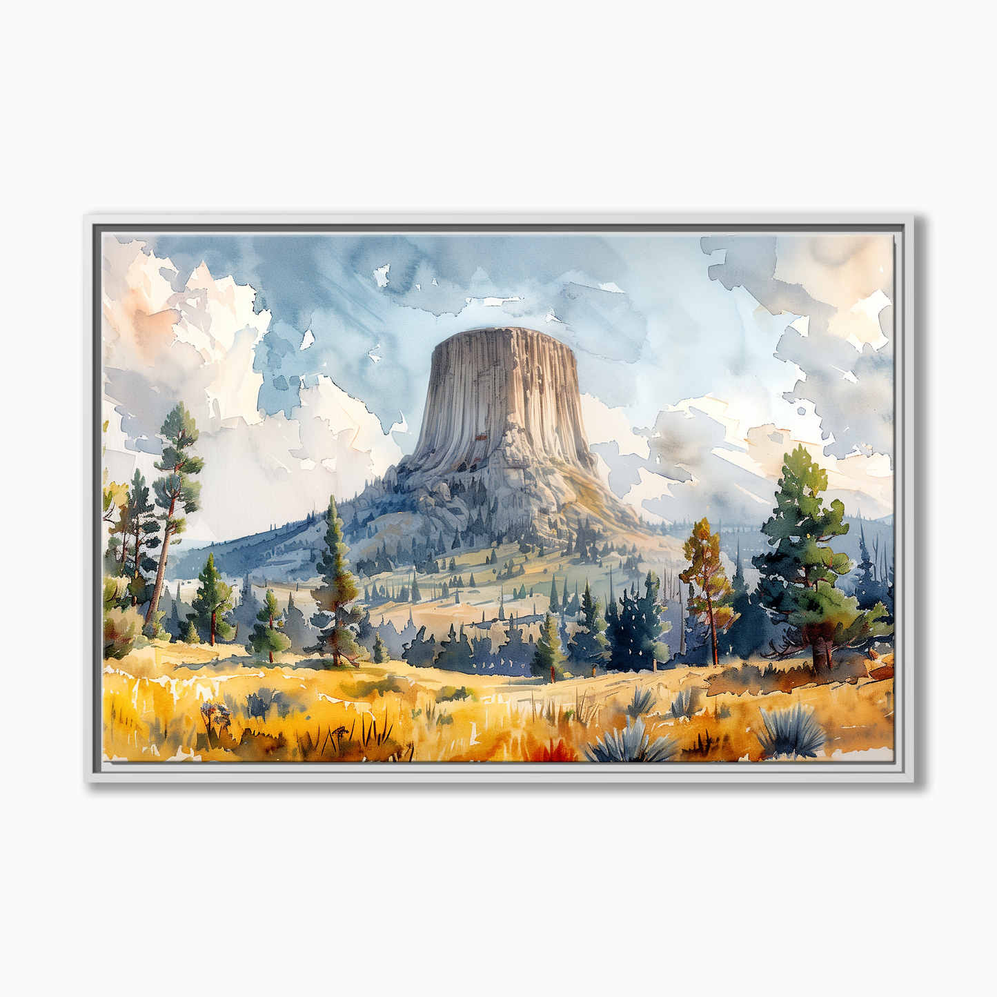 Devils Tower Watercolor