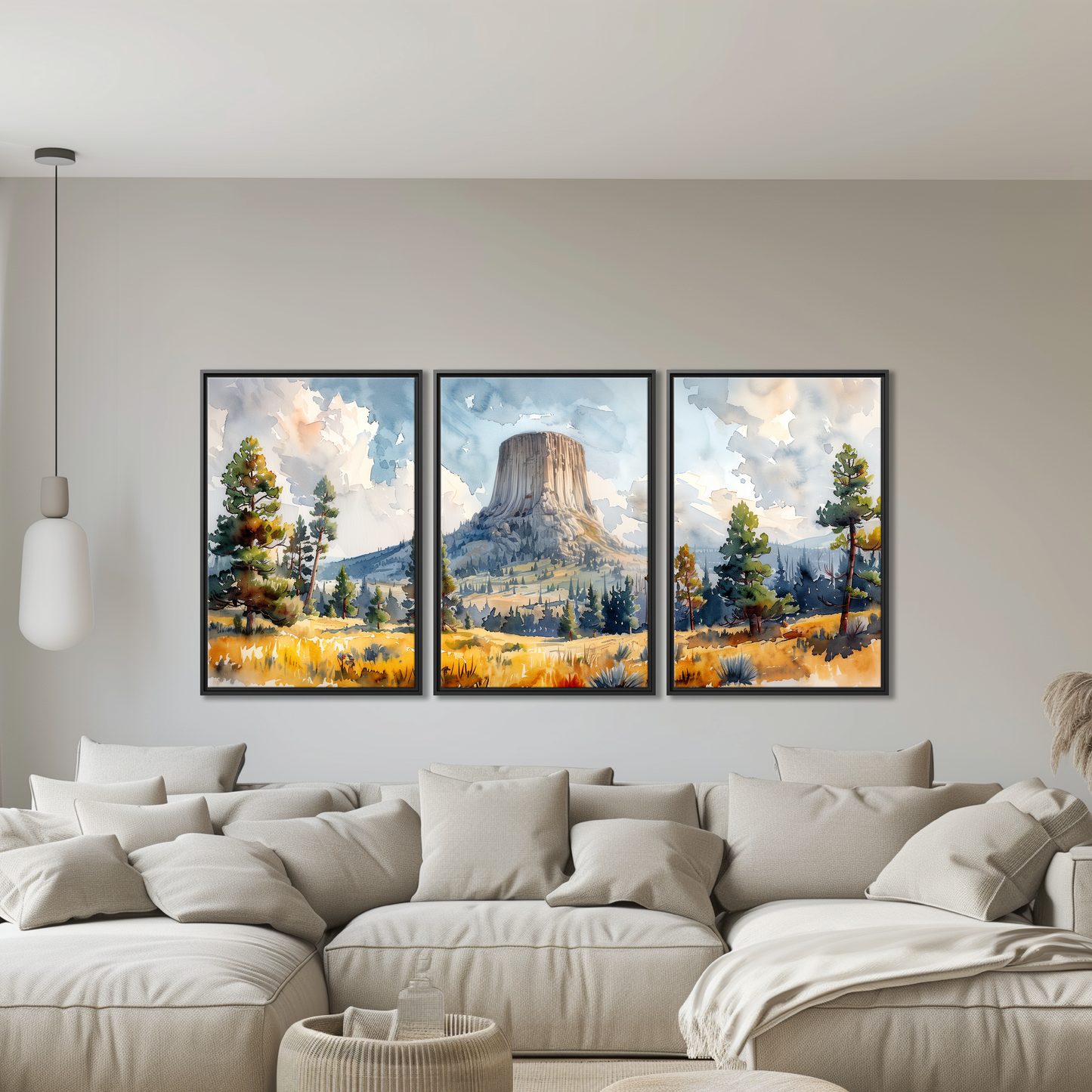 Devils Tower Watercolor