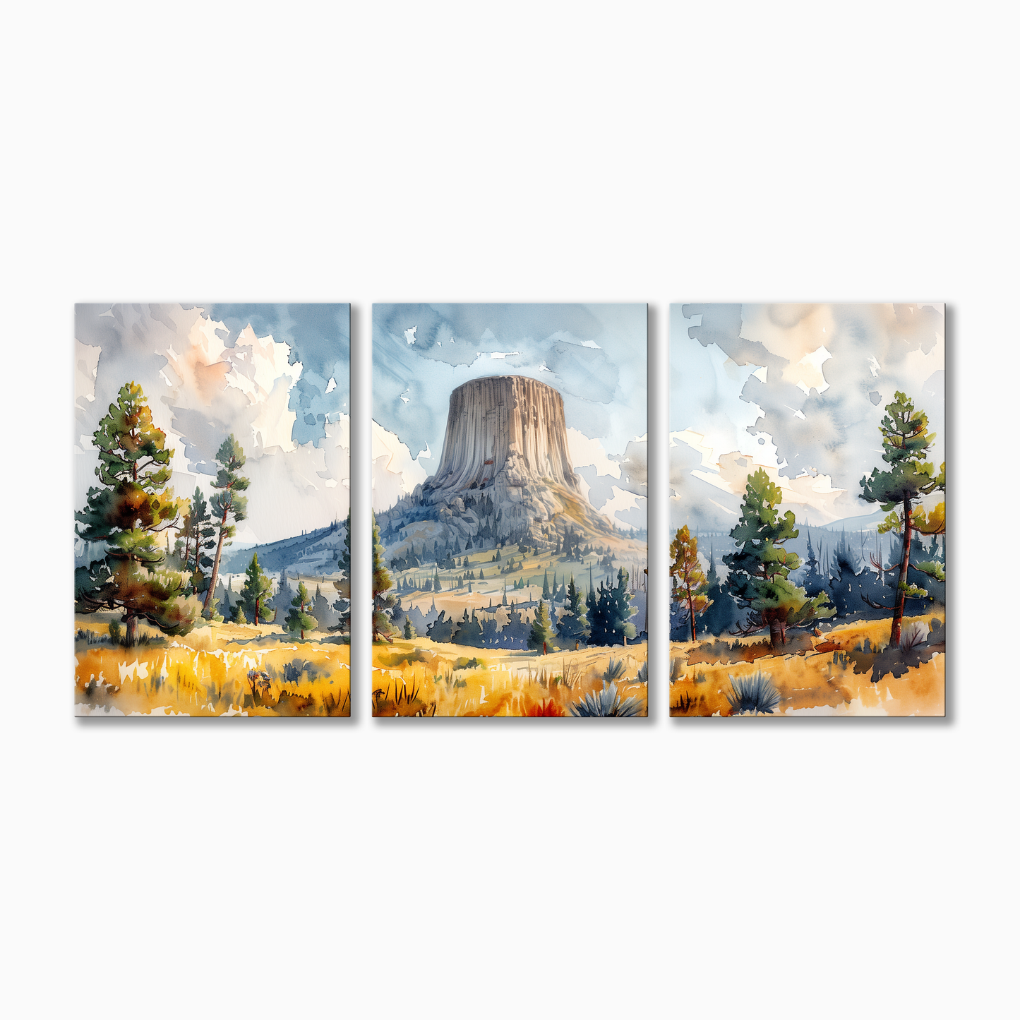 Devils Tower Watercolor