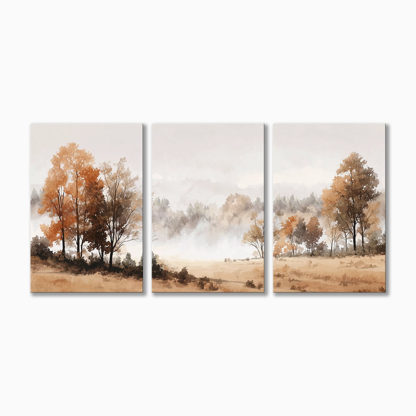 Misty Autumn Landscape