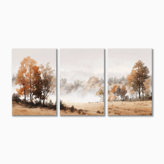 Misty Autumn Landscape