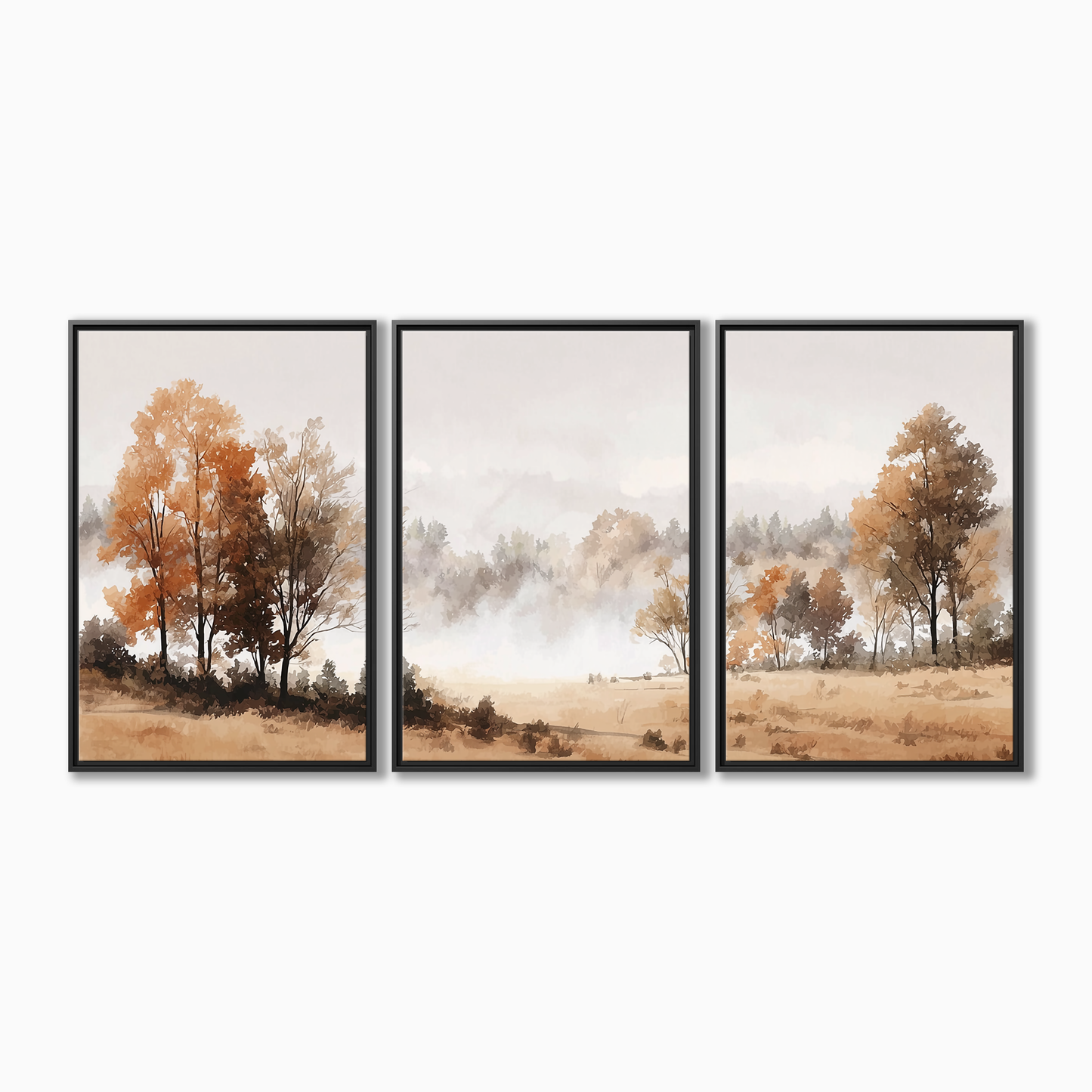 Misty Autumn Landscape