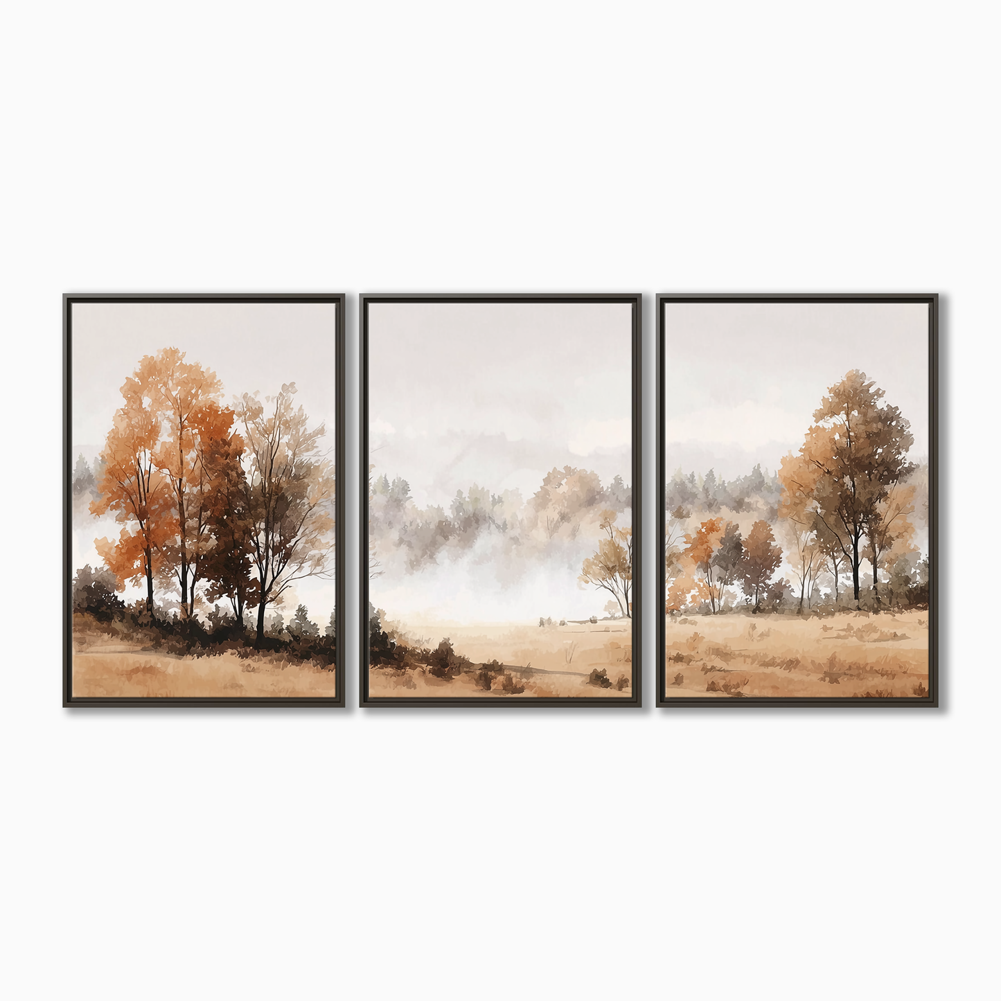 Misty Autumn Landscape