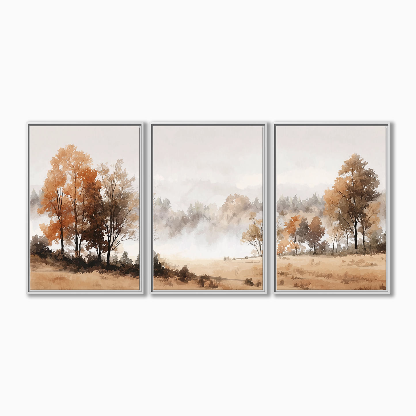 Misty Autumn Landscape