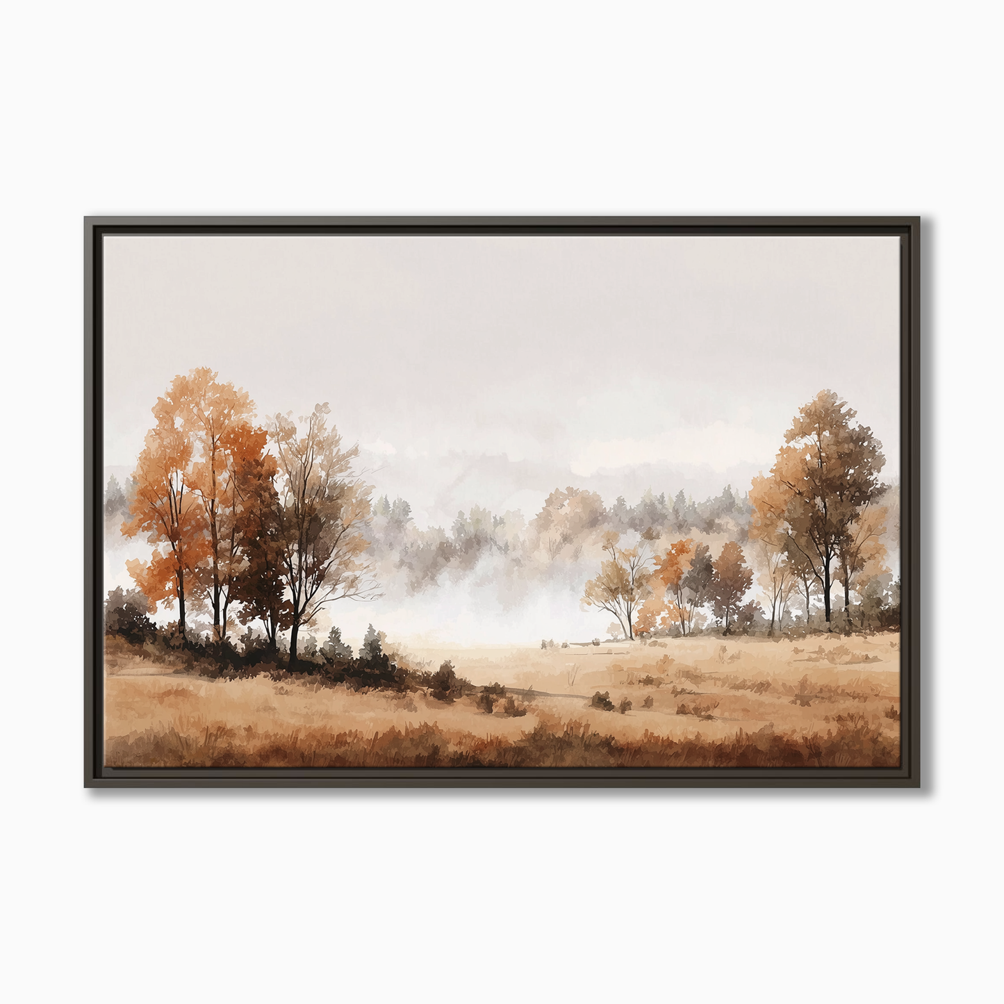 Misty Autumn Landscape