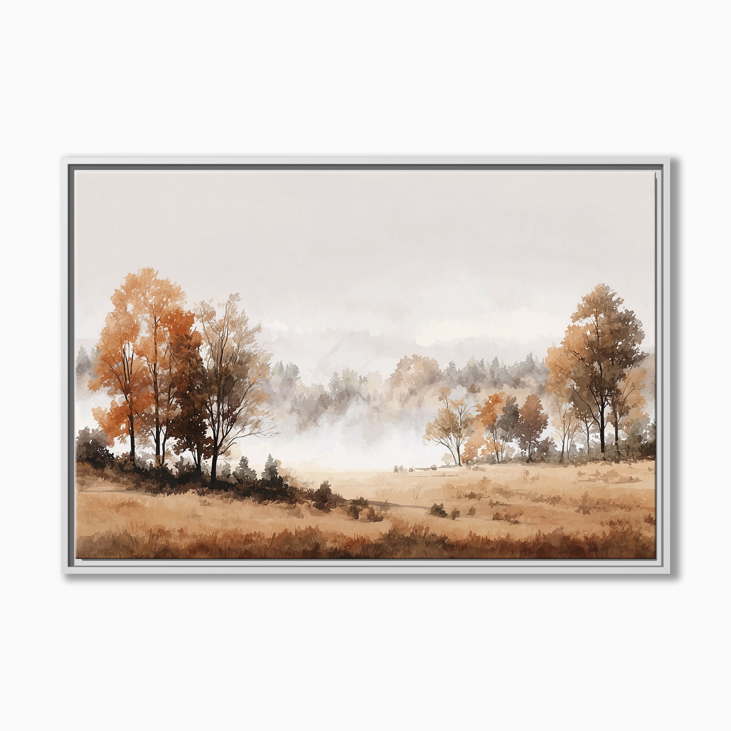 Misty Autumn Landscape