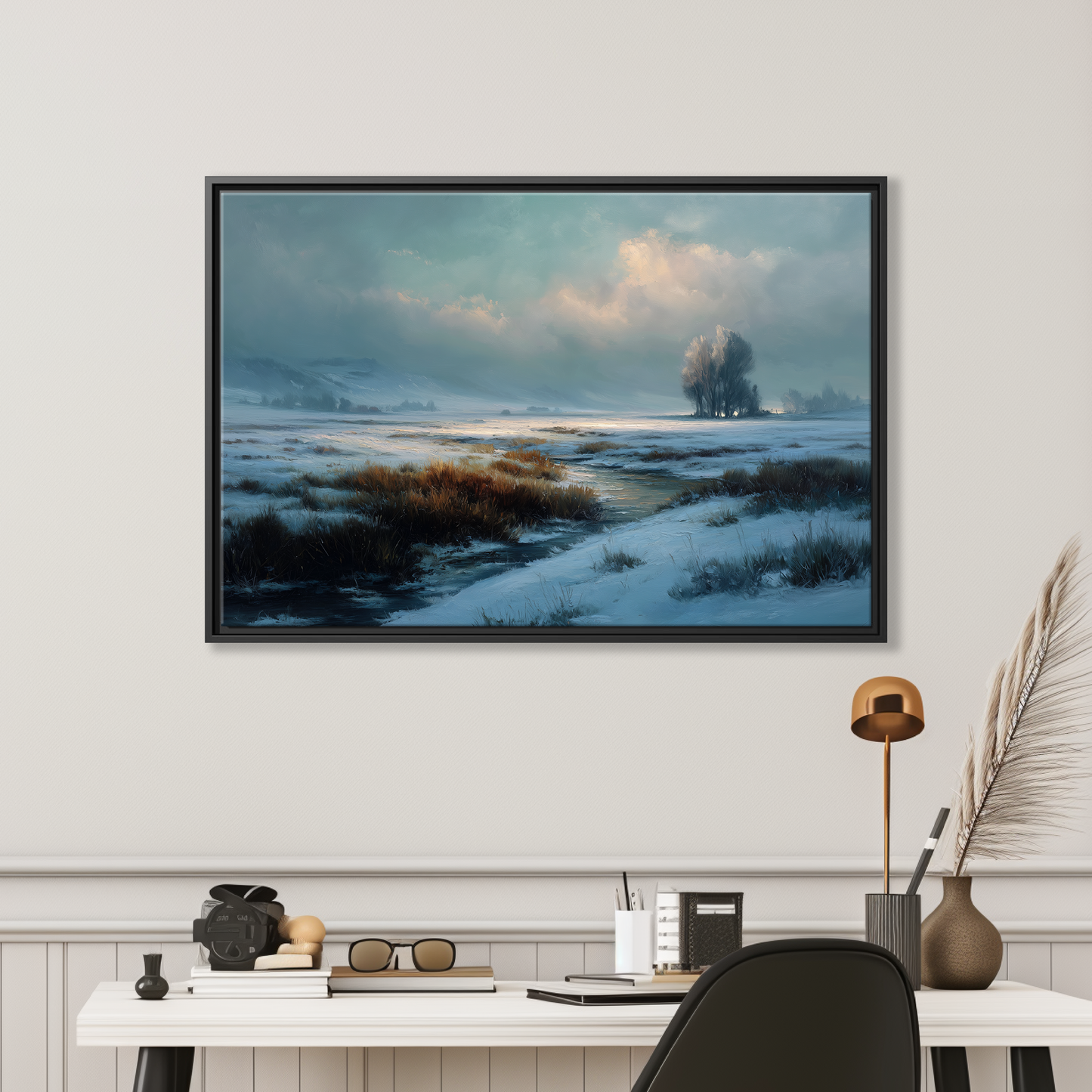 Misty Winter Meadow
