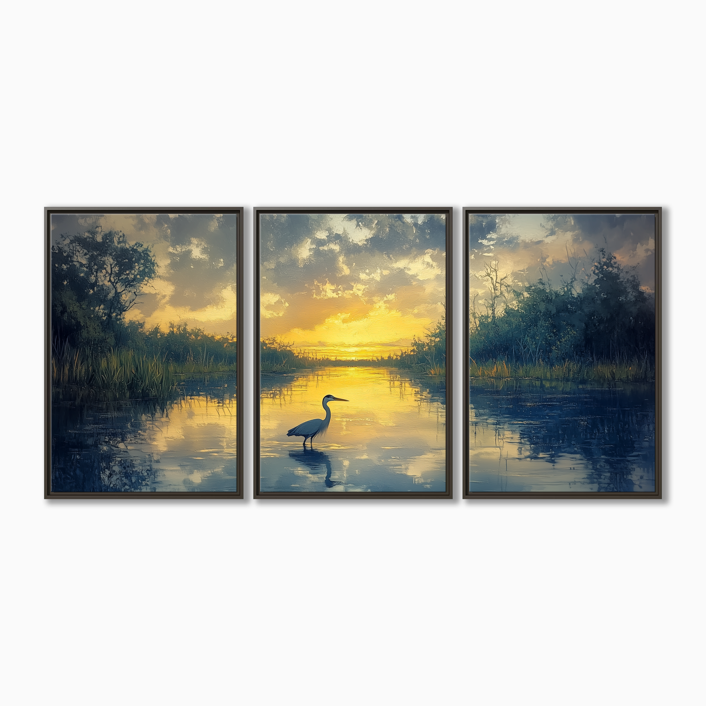 Florida Sunset Heron