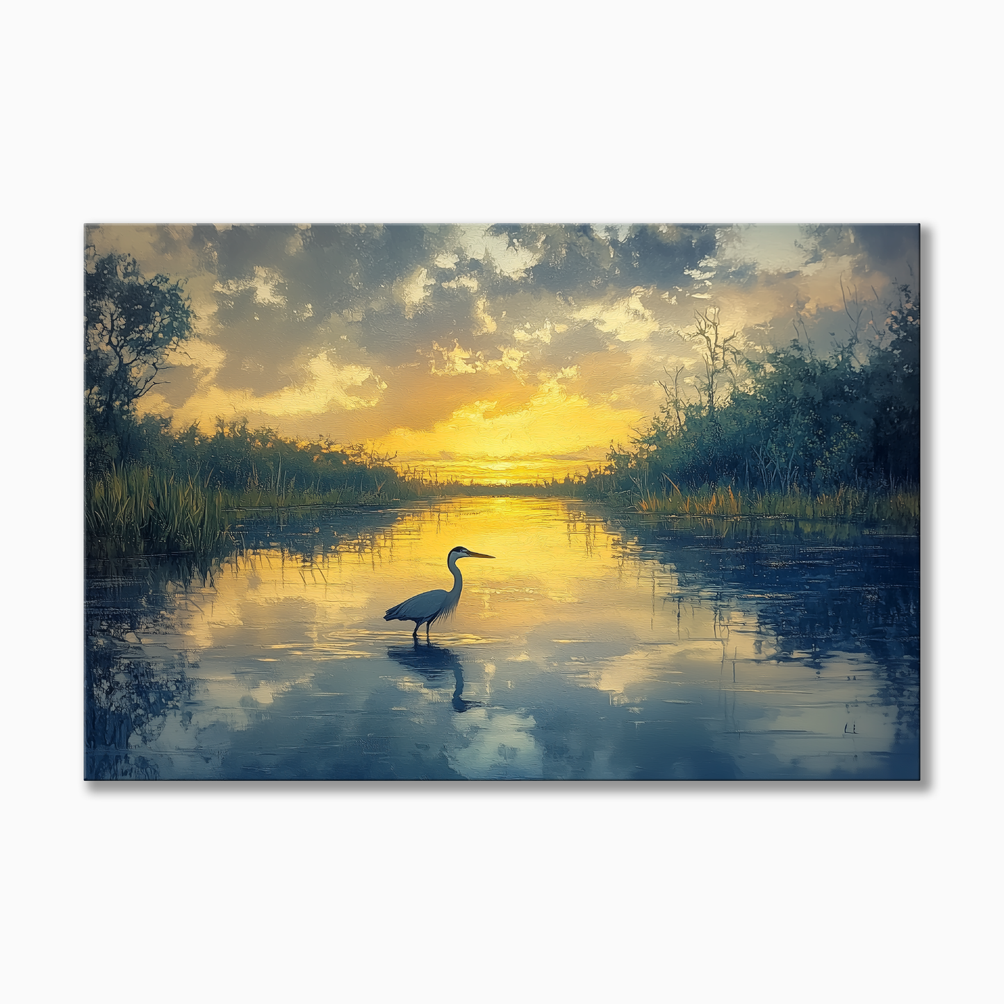 Florida Sunset Heron
