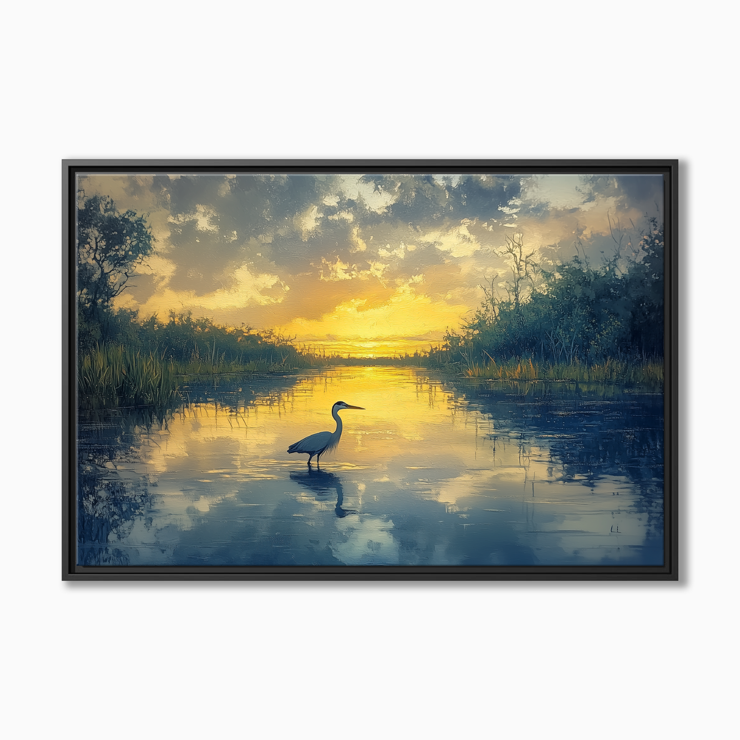 Florida Sunset Heron