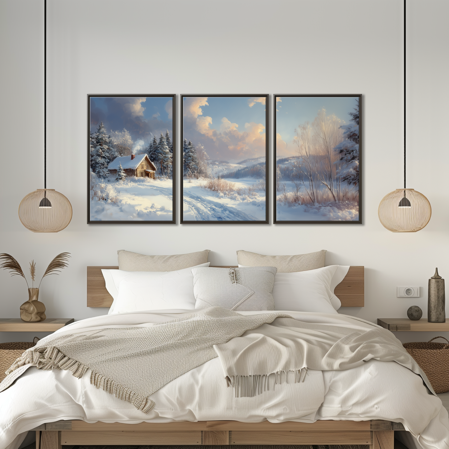 Snowy Winter Cabin