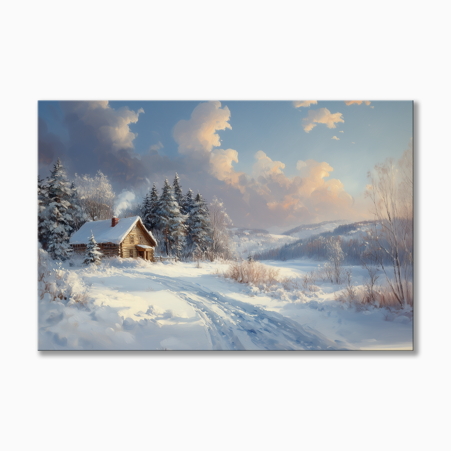 Snowy Winter Cabin