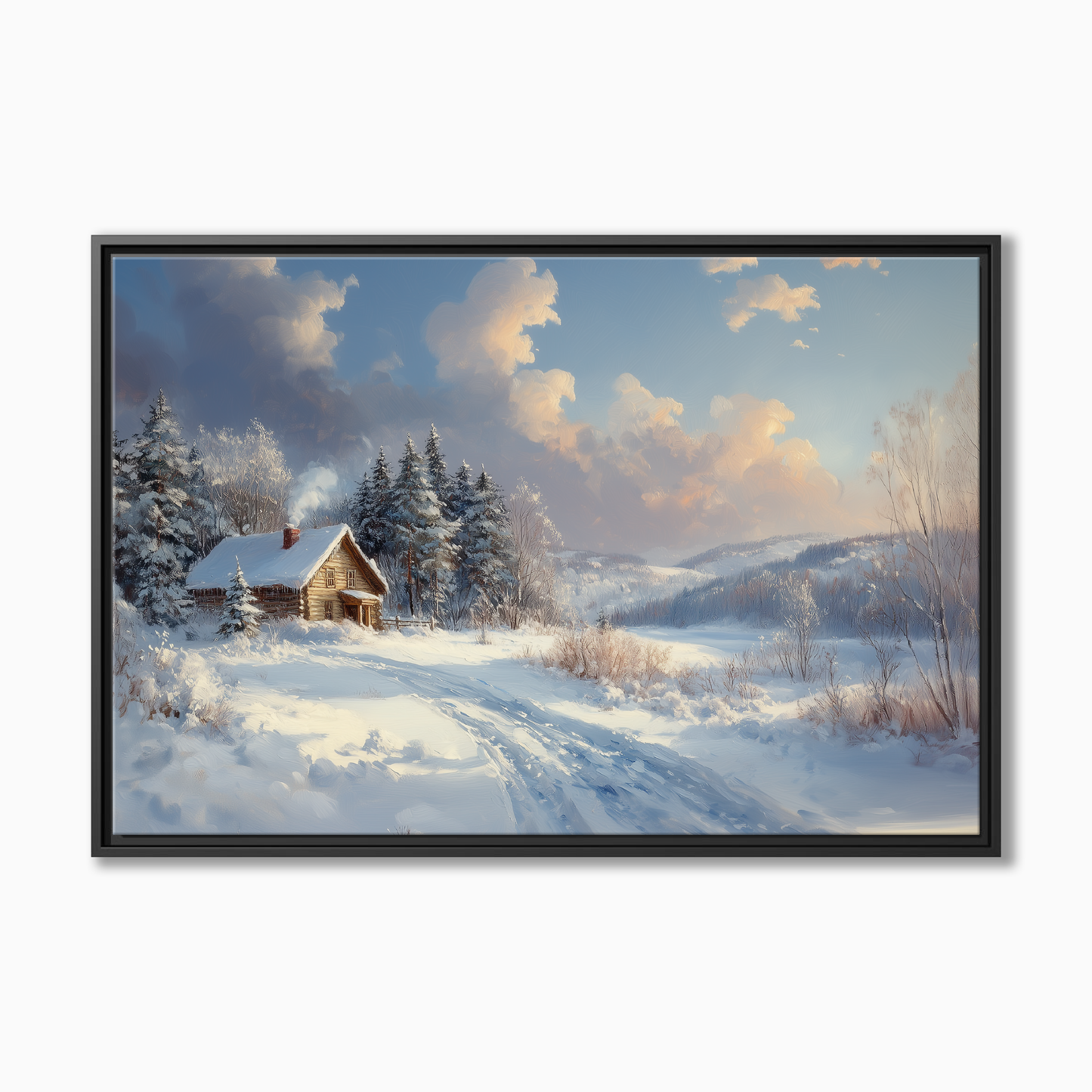 Snowy Winter Cabin