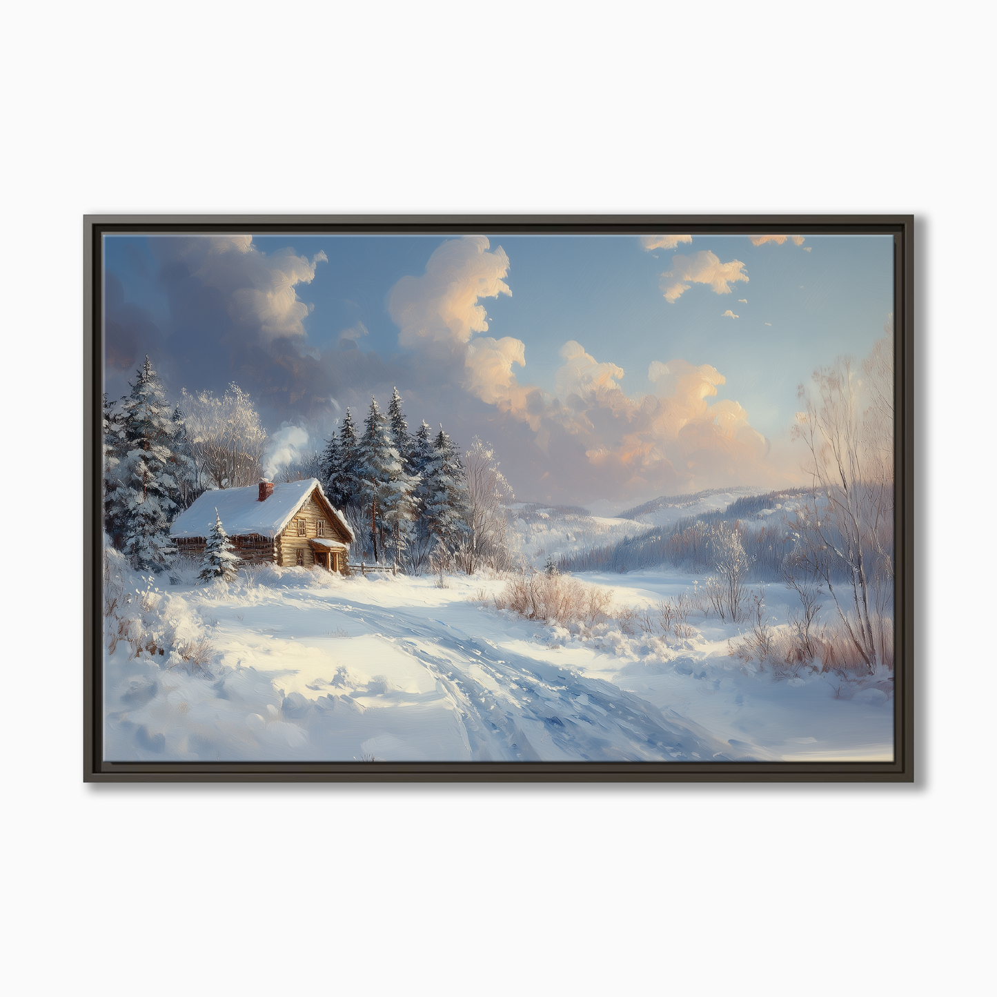 Snowy Winter Cabin