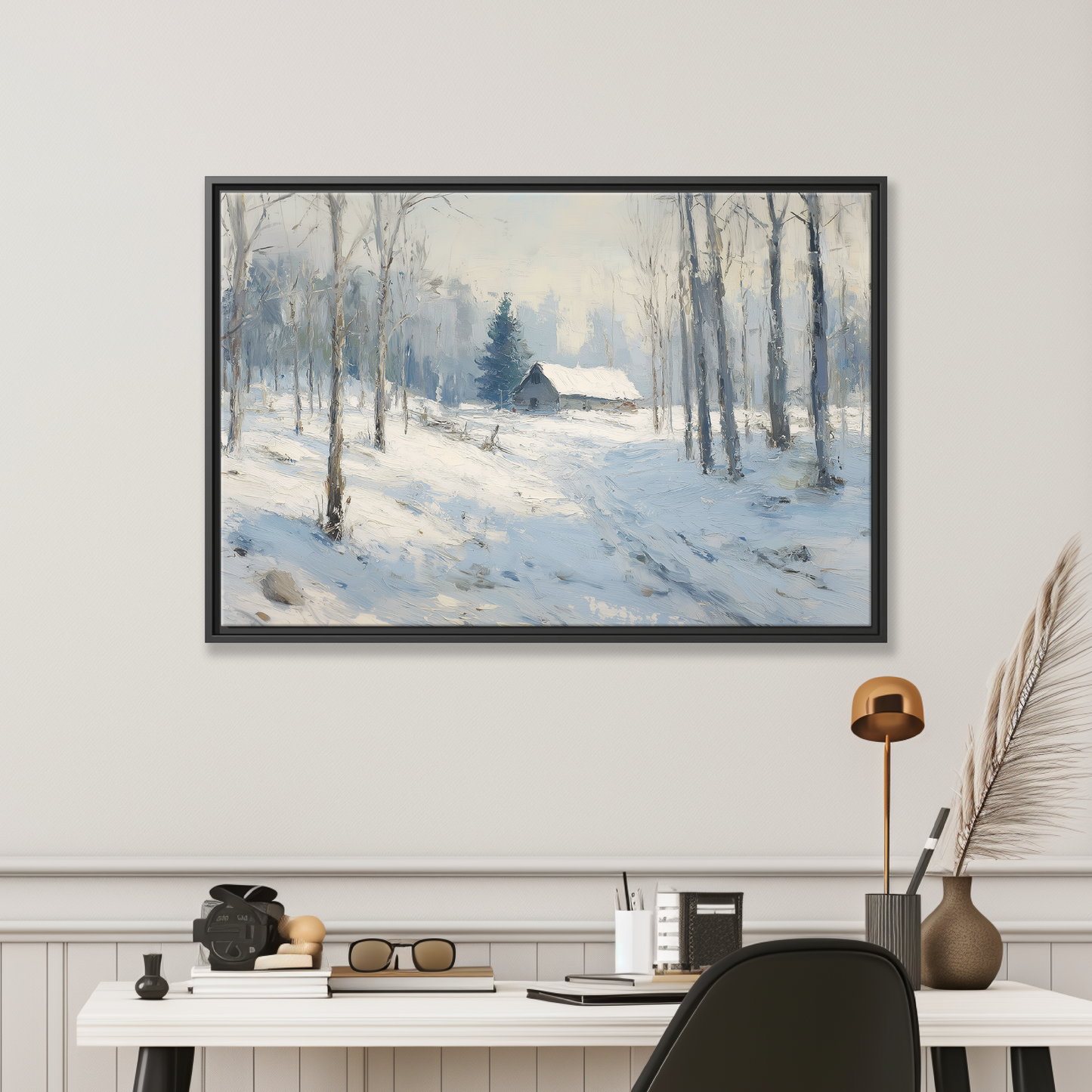 Winter Forest Cabin