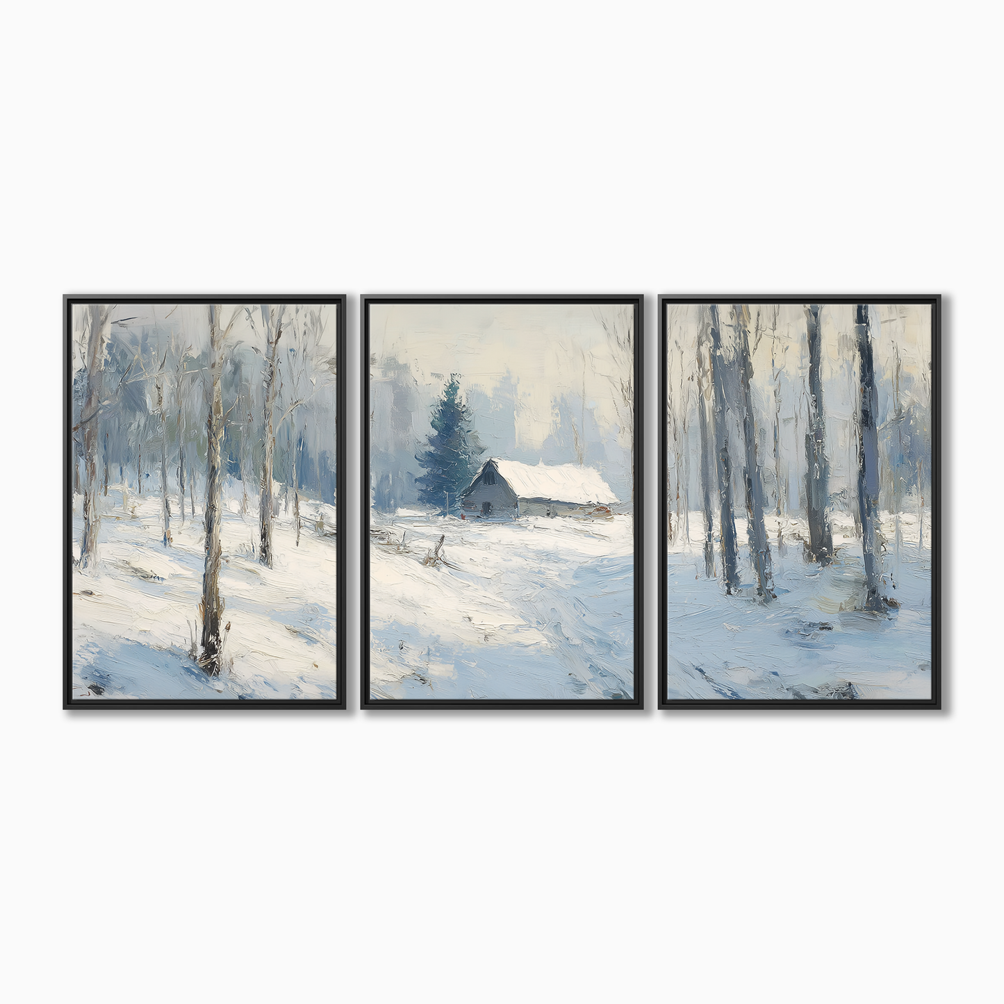Winter Forest Cabin