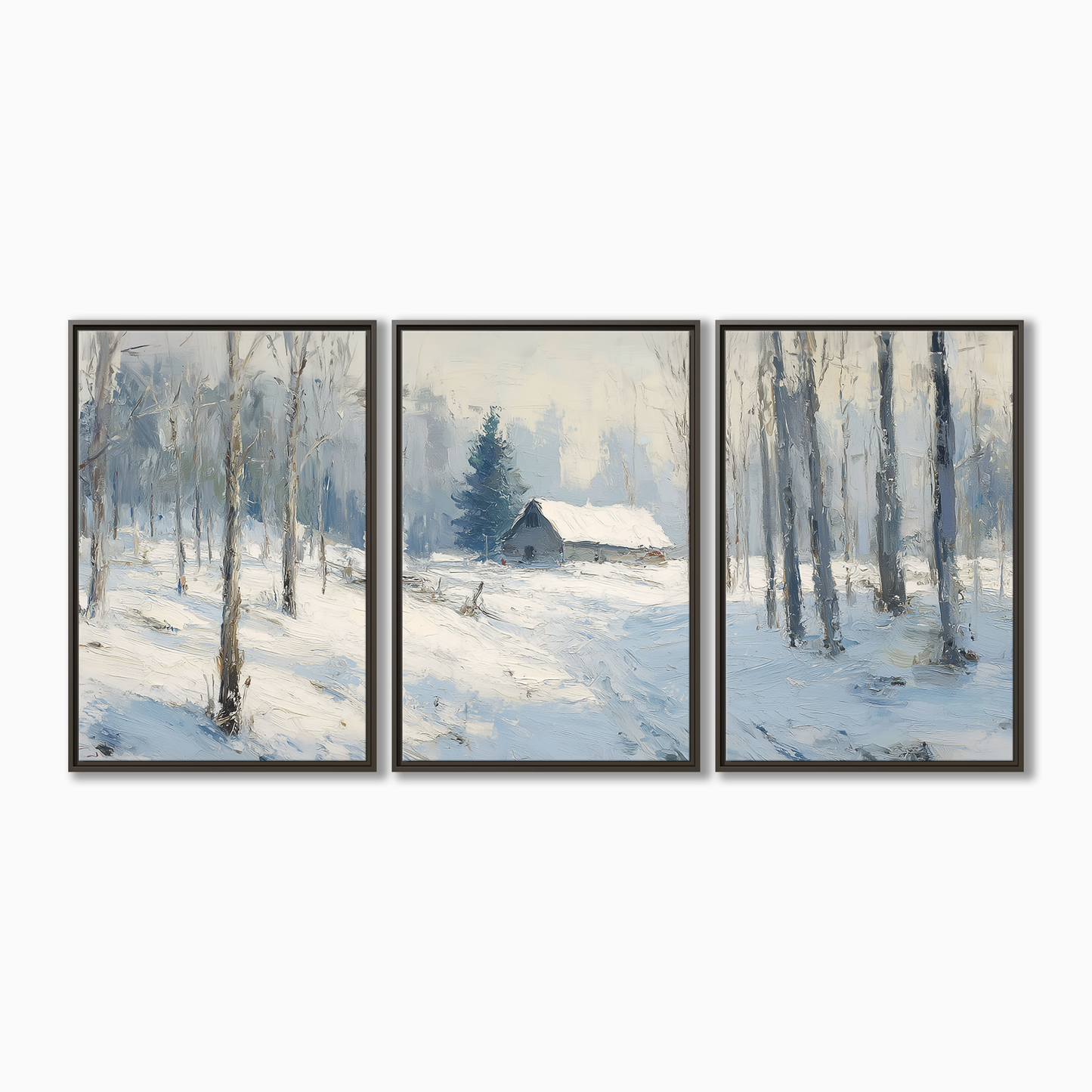 Winter Forest Cabin