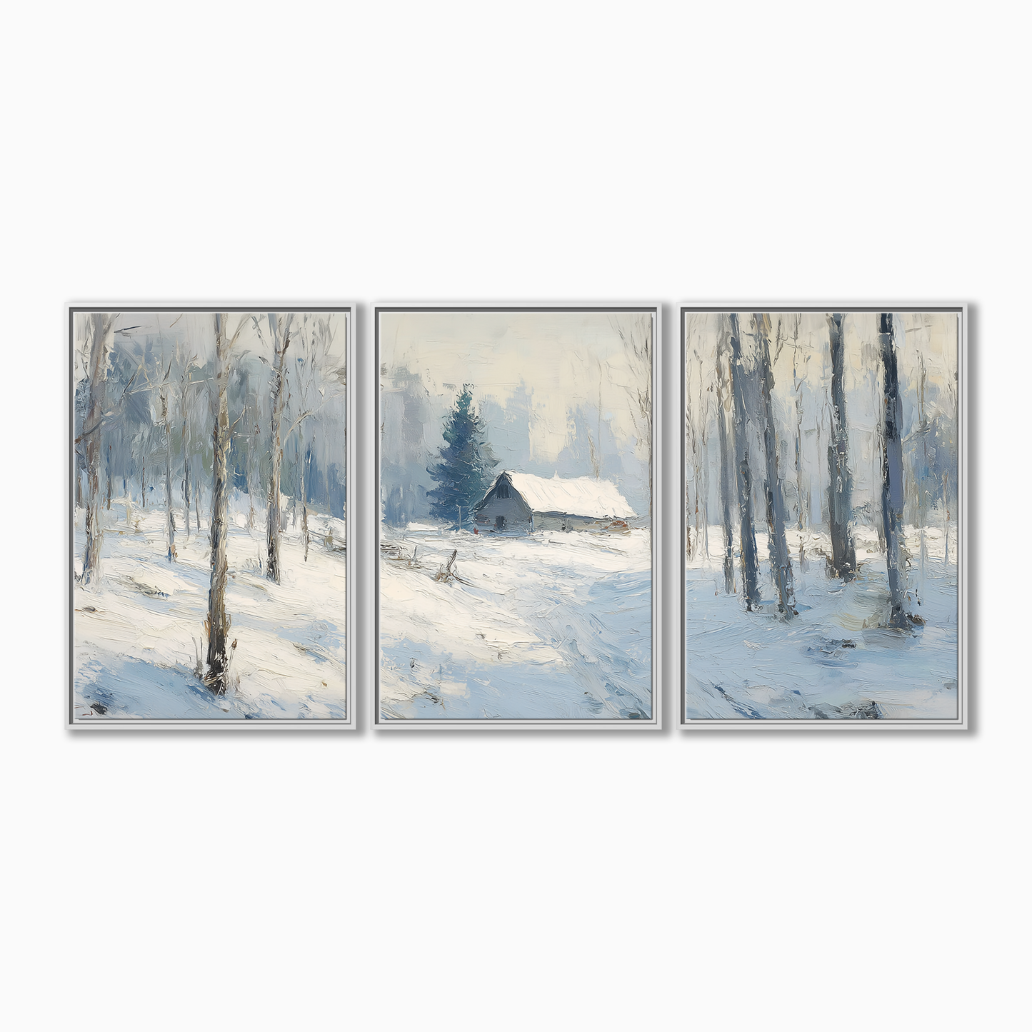 Winter Forest Cabin