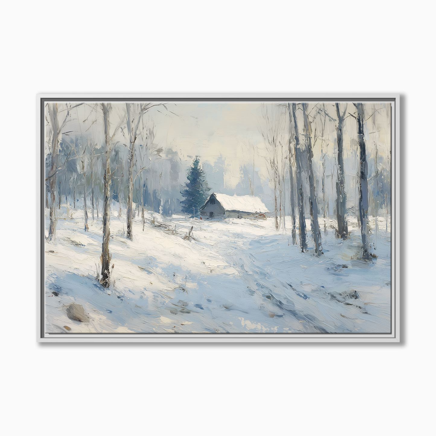 Winter Forest Cabin