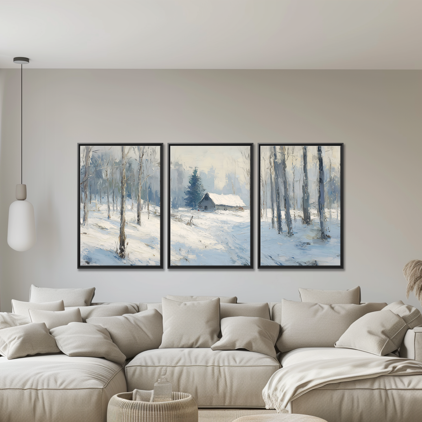 Winter Forest Cabin