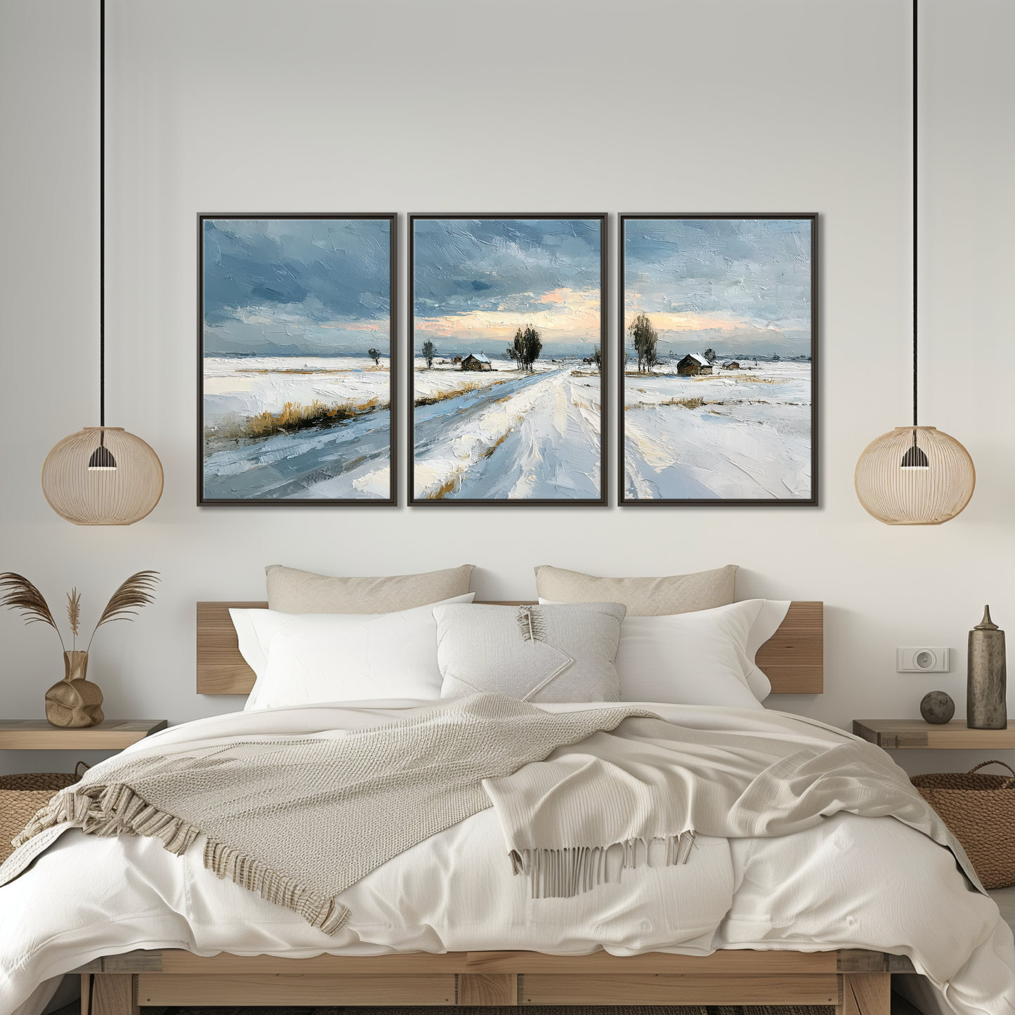 Winter Village Road