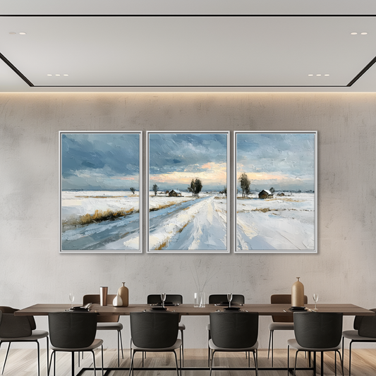 Winter Village Road
