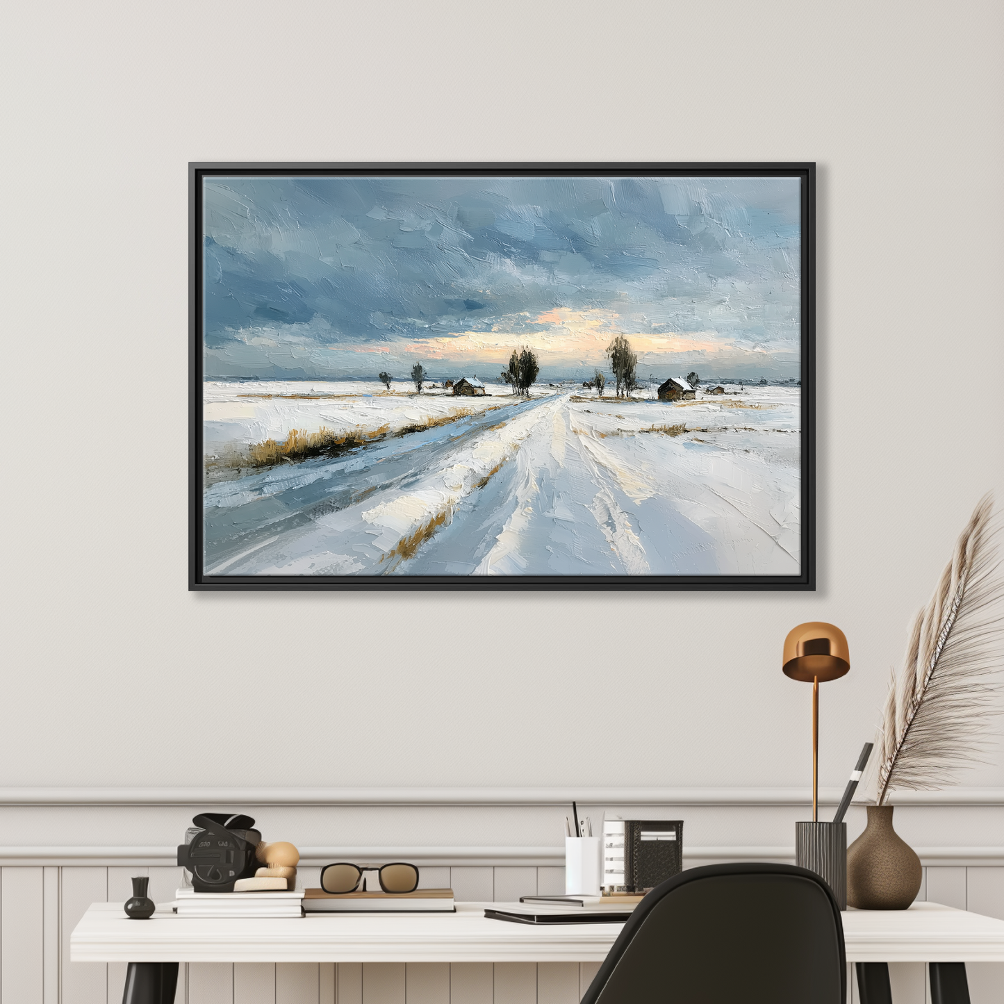 Winter Village Road