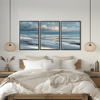 Abstract Winter Seascape