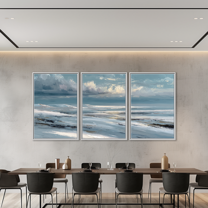 Abstract Winter Seascape