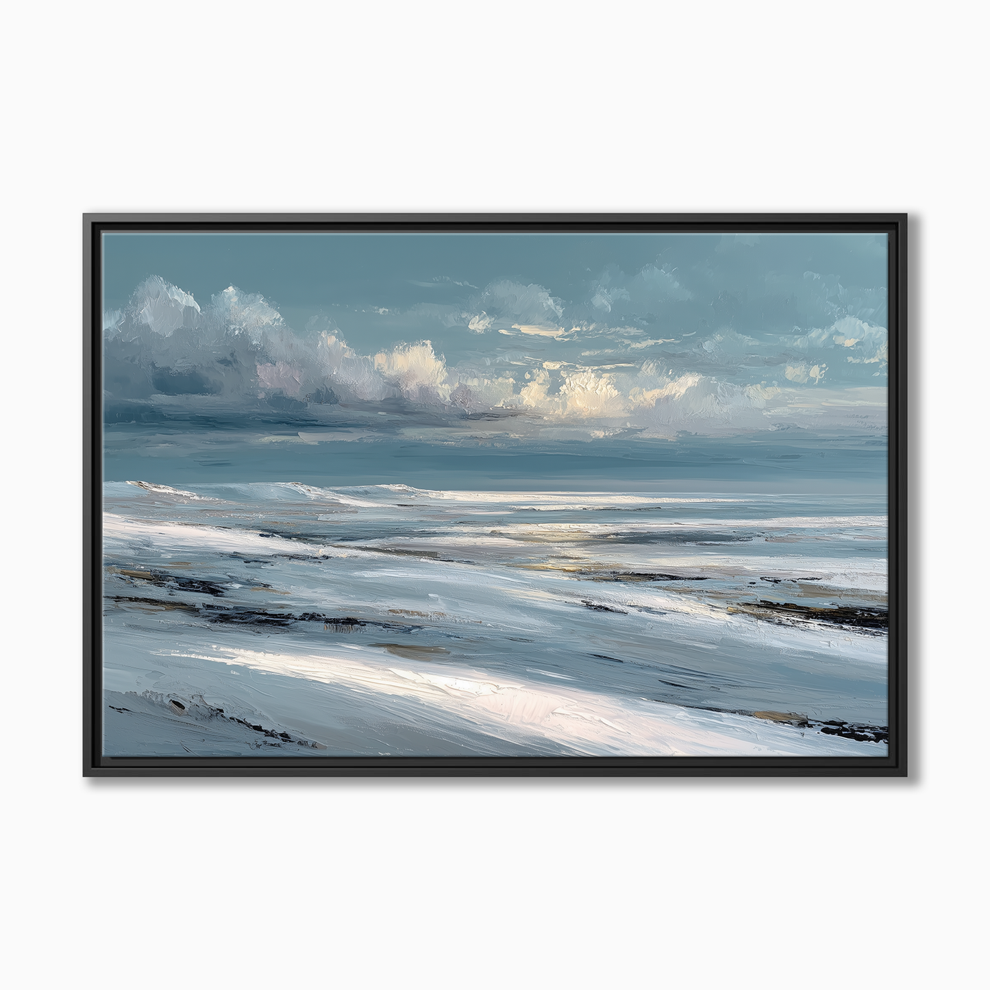 Abstract Winter Seascape