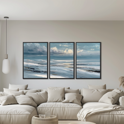 Abstract Winter Seascape