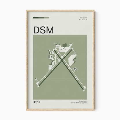 Des Moines International Airport Map