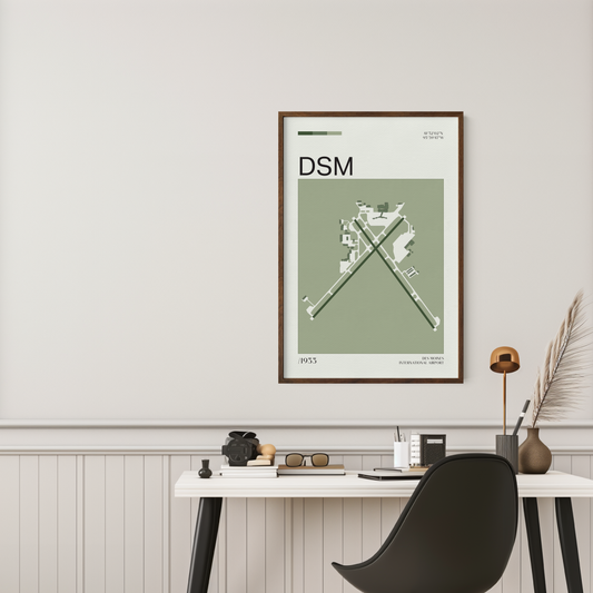 Des Moines International Airport Map