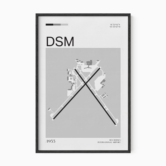 Des Moines International Airport Map